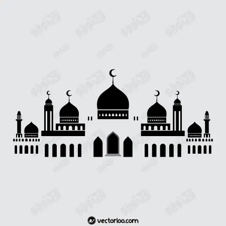 وکتور گنبدهای مسجد سیاه 1
