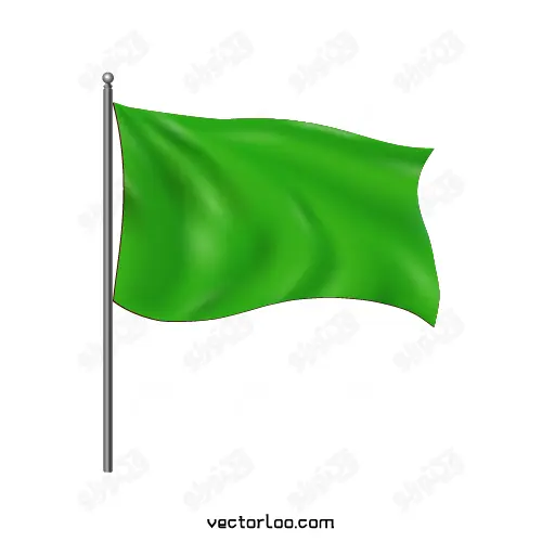 وکتور پرچم سبز 1