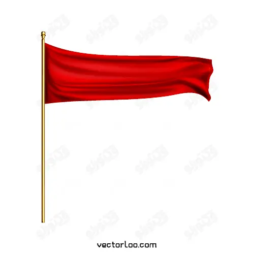 وکتور پرچم قرمز 1