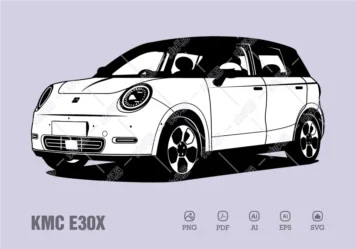 وکتور کی ام سی E30X مشکی