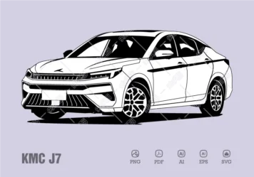 وکتور کی ام سی J7 مشکی