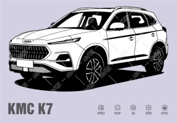 وکتور کی ام سی K7 مشکی