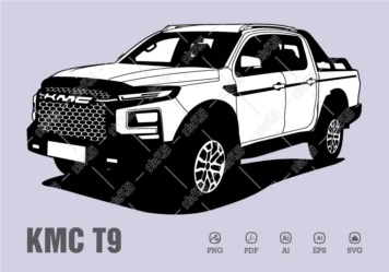 وکتور کی ام سی T9 مشکی