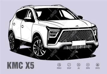 وکتور کی ام سی X5