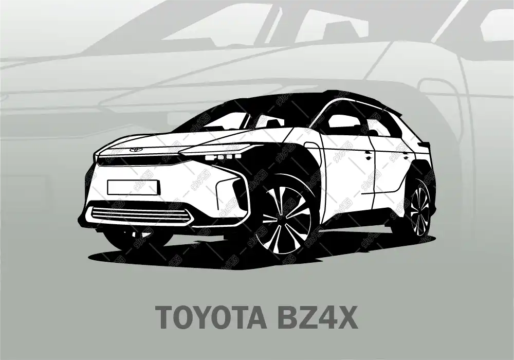 وکتور تویوتا bz4x
