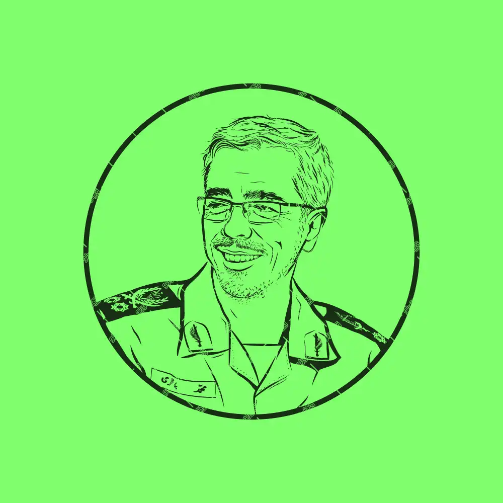 شهید سردار محمد باقری وکتور شهید سردار محمد باقری