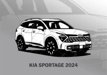 وکتور کیا اسپورتیج 2024